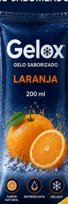 Gelo Saborizado Laranja 1kg
