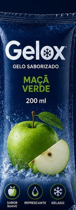 Gelo Saborizado Maçã Verde 1kg